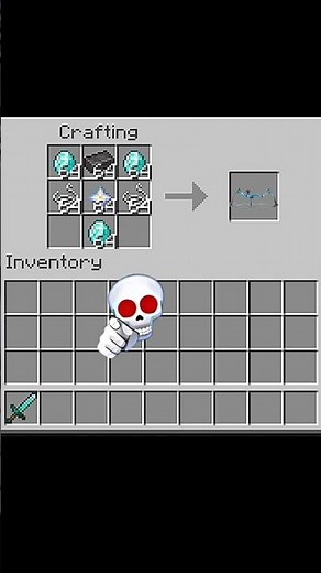 minecraft epic bow crafting moment#shorts #minecraft #youtube