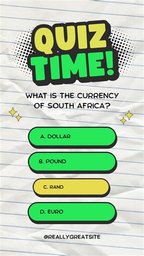 What is the currency of the south africa rand