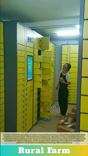 Outdoor Smart Package Lockers - Intelligent Express Cabinets: Self-Opening Smart Storage Locker Fail