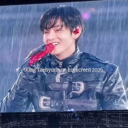 KIM TAEHYUNG ON BIG SCREEN was not my 2026 list😭🙌🏻 | #bts#v#viral#kpop ‪@yamii.arirang7‬