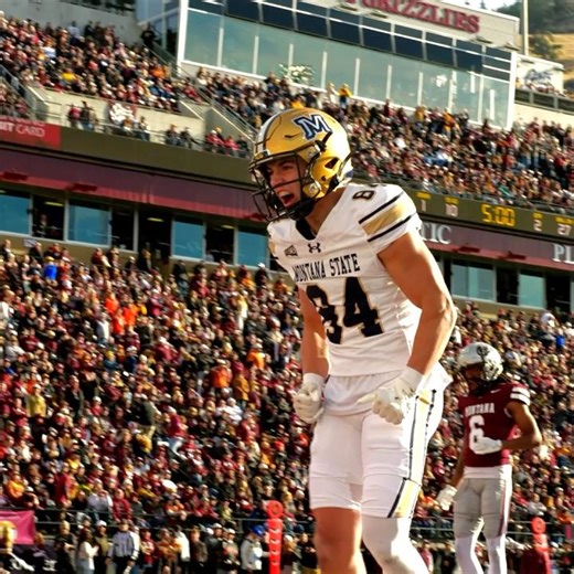 a BIG one in Bozeman 🍿 #montanastate #bobcats #montana #grizzlies #collegefootball