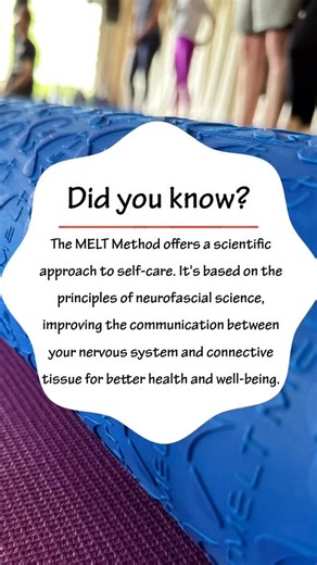 MELT Method on Instagram: "It’s not magic — it’s neurofascial science. 💫 MELT improves communication between your connective tissue and nervous system, helping your body restore itself from the inside out. #MELTMethod #FasciaFirst #NeurofascialScience #SelfCareThatWorks #HolisticWellness #FasciaHealth #MindBodyConnection #FasciaFlow #PainReliefNaturally"