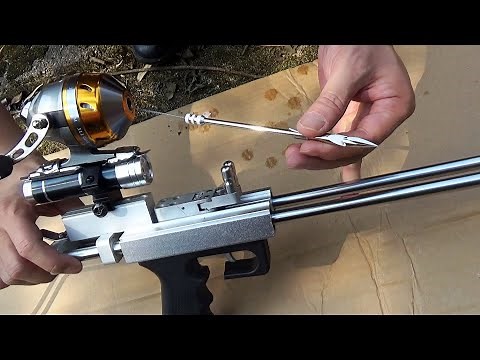 Hunting Slingshot Rifle How Set Fish Wheel Dart - Ready to Hunt - Most detailed video Slingshot Gun