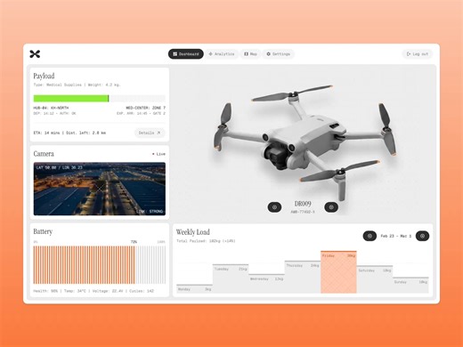 Logistics Operations Dashboard UI