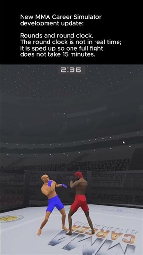 New MMA Career Simulator development update