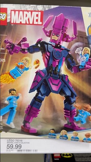 LEGO Marvel Fantastic Four vs. Galactus Construction Figure Super Hero Building Toy Marvel minifigs