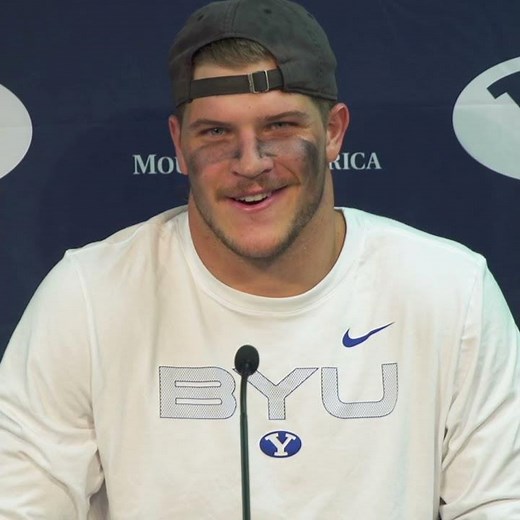 BYU Football | Tyler Allgeier Forced Fumble vs Arizona State