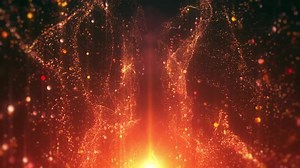Epic Fire Particle Background
