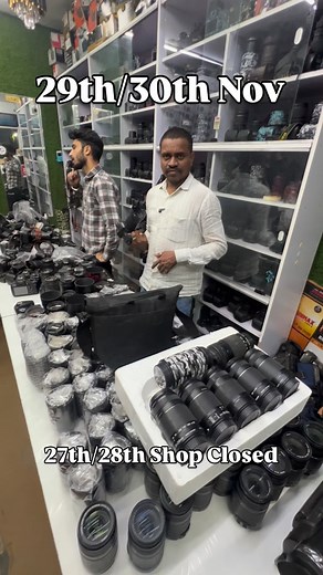 Camera’s page👉🏻@mikdeals.in - Nikon/Canon/sony/Lumix - Lenses/tripods/microphones/gimbals - Basic camera 8,000/- Starting - Nikon d40/d60/d90 Canon /550d/1100d/1200d . . . . . . . . Address : BNK COLONY, Tadbun Mir Alam Tank, Bahadurpura Hyderabad 500064. - - #nikon #canon #sony #lumix #panasonic #nikonphotography #canonphotography #sonyphotography #lumixphotography #panasonicphotography #nikoncamera #canoncamera #sonycamera #lumixcamera #panasoniccamera | Mohammed Allauddin Memon