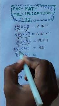 Easy multiplication tips 👇👇 #mathspoint #tips #JI # #mathstricks #tricks #shorts #youtubeshorts