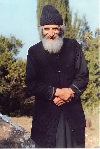 The sweet smile of Saint Paisios