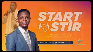 1K views · 74 reactions | Start & Stir with Rev. Callistus || Episode 161 || #startandstir Start your day with an assured word to keep your day stirred with the power of GOD. Kindly subscribe to this channel, share this stream and turn on live notifications to be notified when we are live. May your prayers go ahead of you in the new year and bring your miracle | Sam Korankye Ankrah | Facebook