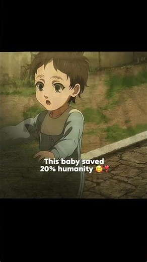 This baby saved 20 % humanity 🥰
