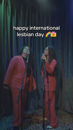 celebrating lesbians all around the world today! let’s go lesbians! 👩‍❤️‍💋‍👩 #wlw #internationallesbianday #loveislove | 76th Street