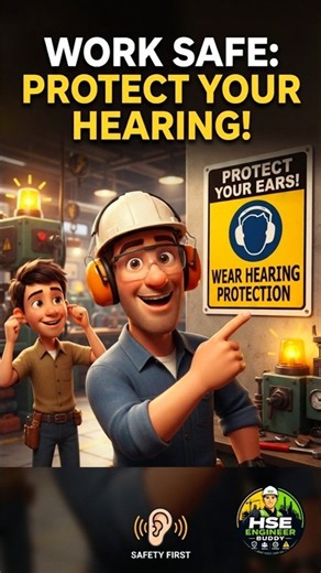 Protect Your Hearing in High-Noise Zones! 🎧👷‍♂️Safety First