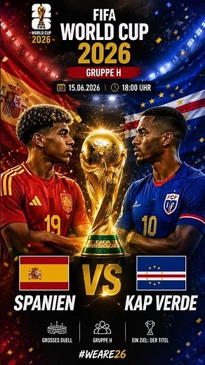 ALLE SPIELE IM ÜBERBLICK! 🚨 #WM2026 #WorldCup2026 #Spanien #KapVerde #Belgien