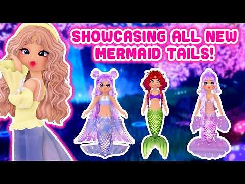 Showcasing All NEW Flowering Season Mermaid Tails Royale High Update