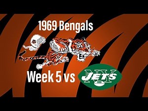 Cincinnati Bengals 1969 Season Week 5 vs Jets