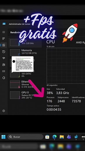 Optimiza tu PC para ganar más FPS en Windows