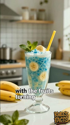 The Blue Java banana🤗#facts #shorts #amazing #fruit #history #knowledge #life #country #nature #hit