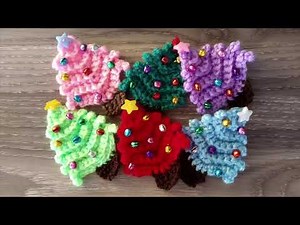 Albero Natale Uncinetto Tutorial 🎄 Decorazione - Christmas tree Crochet 💚 Arbol de Navidad Crochet