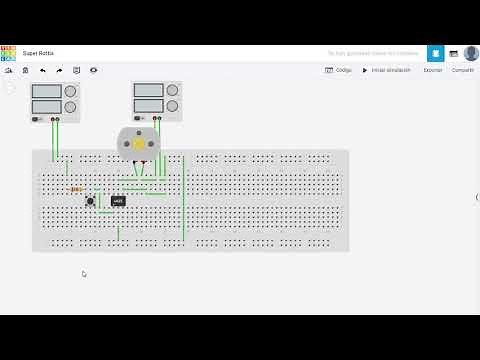 Optoacoplador 4N35 como circuito acoplador | Tinkercad