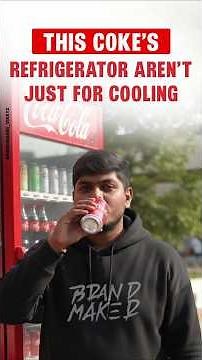 This Coca-Cola refrigerator has an epic story behind it!🥤🤯