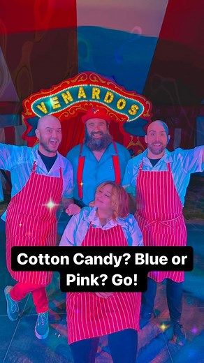 34 reactions · 6 comments | Our concession superstars make the best Cotton Candy! Blue or Pink for you? ⁣ .⁣ .⁣ .⁣ .⁣ .⁣ #love #foodblogger #streetfood #cottoncandy #circusarts #cottoncandypink #circus #circusinspiration #tasty #yummy #snackideas #circuslife #liveyourcircusdream #venardoscircus | The Venardos Circus | Facebook