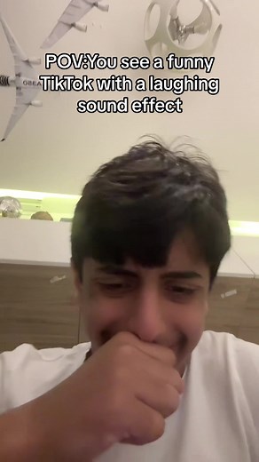Reacting to TikToks with Cartoony Laugh Sound Effects