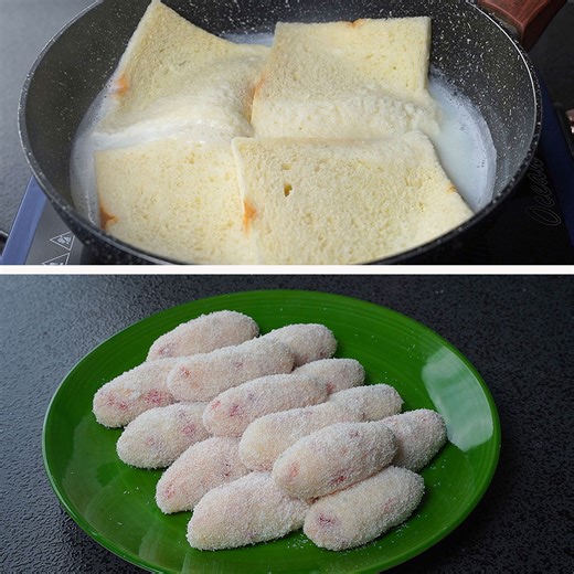 Do you have bread in your house? Don't miss out of making this delicious recipe! Bread sweet recipe | Yummy Recipes