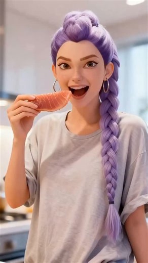 Fish Animation on Instagram: "She was enjoying her meal… Suddenly a fish bone got stuck in her mouth 😰 Pain, panic, and fear took over. Will she survive this terrifying moment? A short emotional AI story ⚠️ #AIStory #ShortDrama #EmotionalReel"