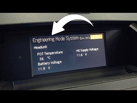 Mercedes NTG4 Audio20 Engineering Mode (W204 C-Class)