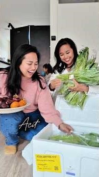 Unboxing Indonesian vegetables 🇮🇩, in the Netherlands 🇳🇱 the price is expensive 😂