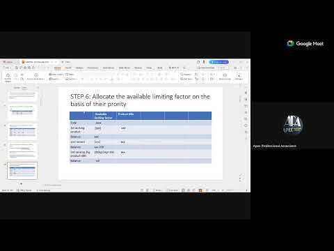 PM (MAY 2026 DIET) LIMITING FACTOR 2