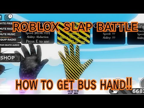 How to get bus hand!!! | roblox slap battle #ep1