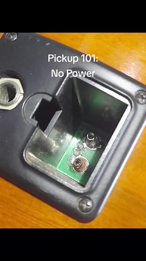 Pickup not working? #activepickups #pickup #guitar #battery #electronicsrepair