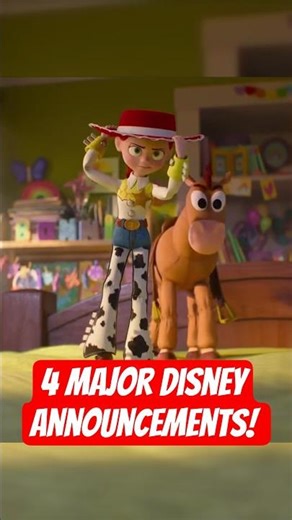 Disney just dropped 4 big announcements!