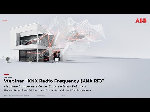 Webinar about KNX Radio Frequency (KNX RF)