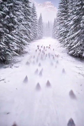 Children Sledding Through a Winter Forest | Pure Snow Day Fun