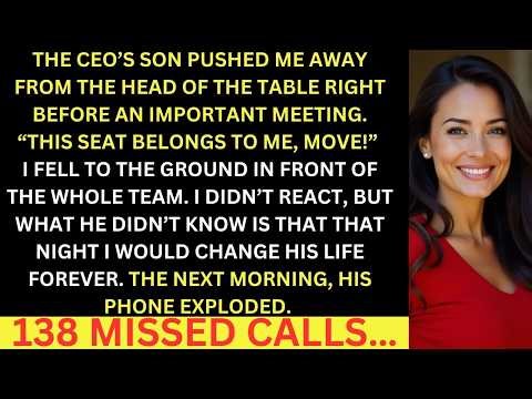 The CEO's Son Pushed Me At The Table, This Seat Belongs To Me, Move! I Fell To The Ground, But