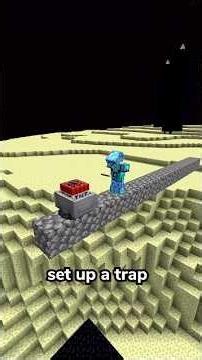 How Speedrunners Escape End Traps #minecraft