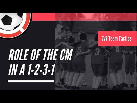 7v7 Team Tactics | Role of the Center Mid (#6) in a 1-2-3-1