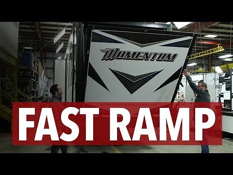 Easy to Use FAST Ramp for Grand Design Momentum Toy Hauler