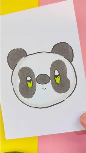 🐼 Cómo Dibujar un Panda Kawaii ✨ Paso a Paso