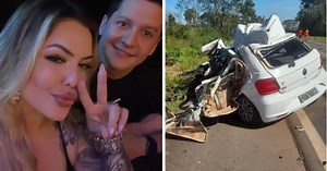 RO: cantora Ana Paula Vieira perdeu o controle do carro antes de bater em carreta