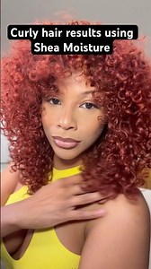 Curly hair Results using Shea Moisture #howtocutcurlyhair #curlyhair
