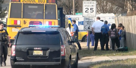 Four Jones Valley Elementary School students injured in Huntsville bus crash