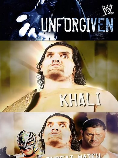 WWE Unforgiven 2007: Khali vs Batista vs Mysterio
