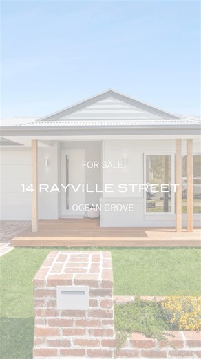 A spacious, modern home designed for easy coastal living. Light-filled interiors, two living zones, a flexible study, and a generous alfresco create the ideal setting for family life and entertaining. With a big backyard, side access for the boat or caravan, and a location close to schools, shops and the beach, this is everyday comfort with room to grow. | Ocean Grove Real Estate