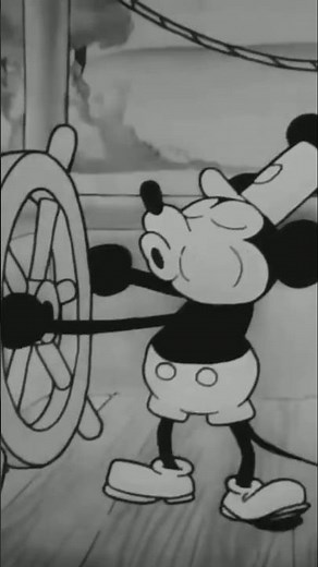 Steamboat Willie (1928) Mickey Mouse Sound Cartoon - Walt Disney Studio #animation #disney